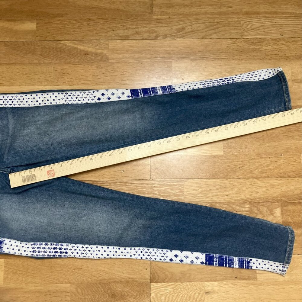 Paige Moroccan Indigo Tuxedo Verdugo Ultra Skinny Mid-Rise Jeans Size 27 - Picture 9 of 10